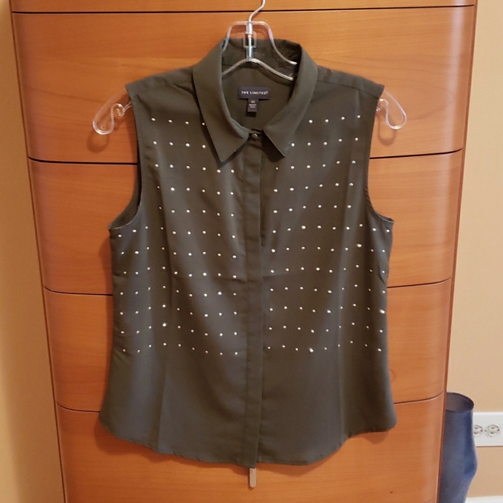 The Limited sleeveless blouse